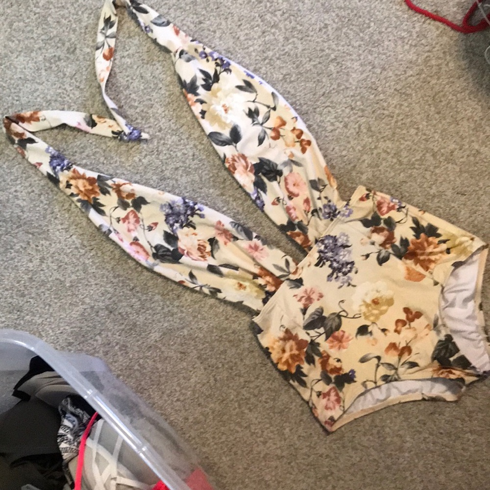 Floral one piece